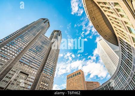 TOKYO, Japan - 23. November 2018: Metropolitan Regierungsgebäude von Tokio, Japan, die Häuser der Tokyo Metropolitan Government. Stockfoto