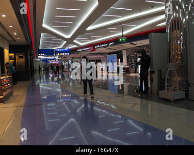 Duty-Free-Shop, Dubai International Airport, Dubai, Vereinigte Arabische Emirate Stockfoto