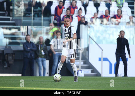 Turin, Italien. 28 Apr, 2019. Fußball, Serie A-Meisterschaft 2018-19 JUVENTUS Frauen im Bild: BONANSEA Credit: Unabhängige Fotoagentur/Alamy leben Nachrichten Stockfoto