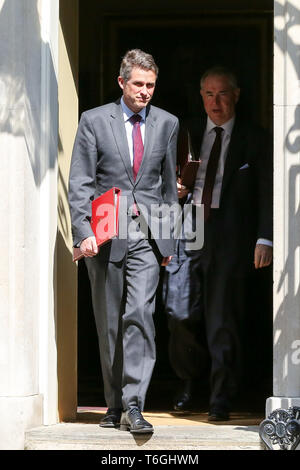 London, Großbritannien. Mai, 2019. Gavin Williamson Staatssekretär für Verteidigung ist sacked über Huawei Leck vom britischen Premierminister Theresa May wurde nach einer Untersuchung der Undichtigkeit, die Informationen aus den Nationalen Sicherheitsrat. Credit: Dinendra Haria/SOPA Images/ZUMA Draht/Alamy leben Nachrichten Stockfoto