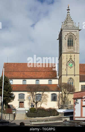 Pfullendorf mit Stadtkirche St. Jakobus Stockfoto