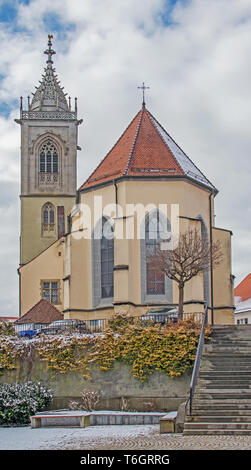 Stadtkirche St. Jakobus Pfullendorf Stockfoto