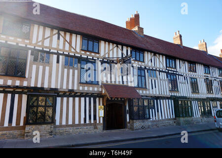 Die Falcon Hotel/Indigo in Stratford-upon-Avon, Großbritannien, am 29. April 2019. Stockfoto