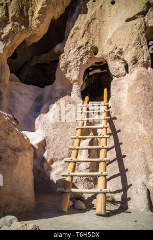 Main Loop Trail im Bandelier National Monument Stockfoto