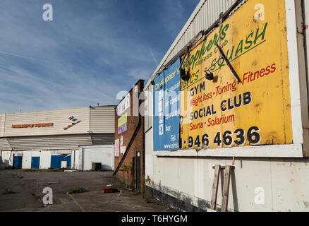 Wimbledon Greyhound Stadium, die letzte Chance zu sehen, bevor es abgerissen wurde, Stockfoto