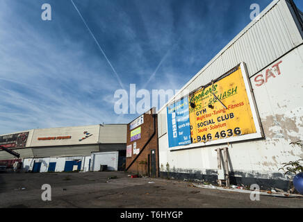 Wimbledon Greyhound Stadium, die letzte Chance zu sehen, bevor es abgerissen wurde, Stockfoto