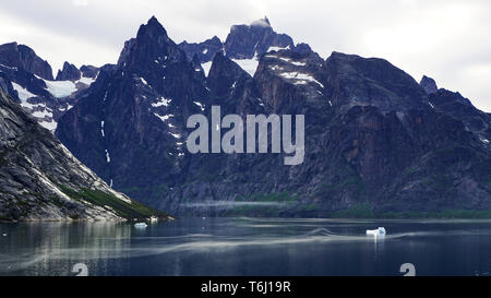 Prins Christian Sund in Grönland Stockfoto