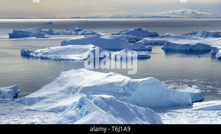Eisberge vor Grönland Stockfoto