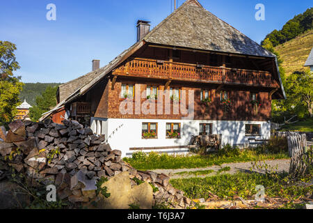 Schwarzwald Haus in der Gemeinde Bernau im Schwarzwald, Deutschland, Landkreis Waldshut Stockfoto