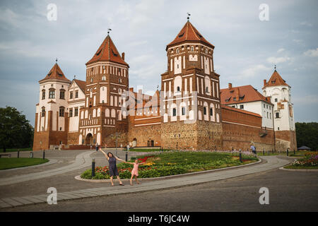 Schloss in Mir, Weißrussland Stockfoto