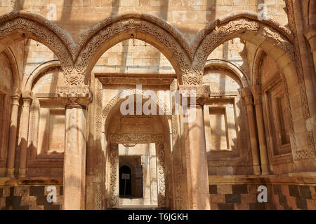 Main Hall im Harem des 18. Jahrhundert osmanischen Architektur des Ishak Pasha Palace (Türkisch: İshak Pasa Sarayı), Agrı Provinz Eastern Tu Stockfoto