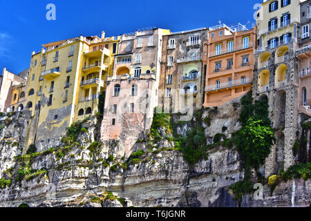 Die Stadt Tropea in der Provinz Vibo Valentia Stockfoto