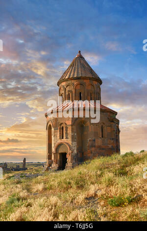 Die armenische Kirche des Hl. Gregor des Abughamrents, Ani archäologischem Aufstellungsort auf der antiken Seidenstraße, Anatolien, Türkei Stockfoto