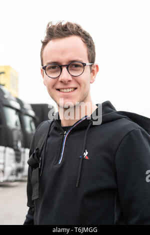 Barcelona, Spanien, Mar 5th, 2019 - anthoine Hubert aus Frankreich mit 19 BWT Arden - bei Tag 1 der FIA F2 2019 Vor Saisonbeginn Test am Circuit de Catalunya. Stockfoto