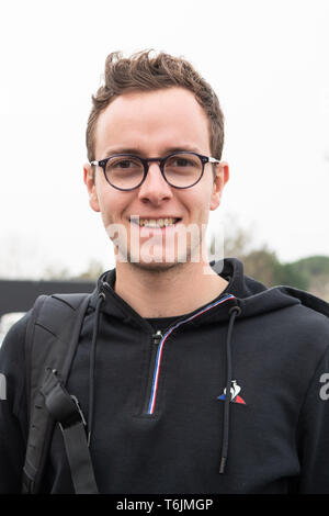 Barcelona, Spanien, Mar 5th, 2019 - anthoine Hubert aus Frankreich mit 19 BWT Arden - Porträt bei Tag 1 der FIA F2 2019 Vor Saisonbeginn Test am Circuit de C Stockfoto