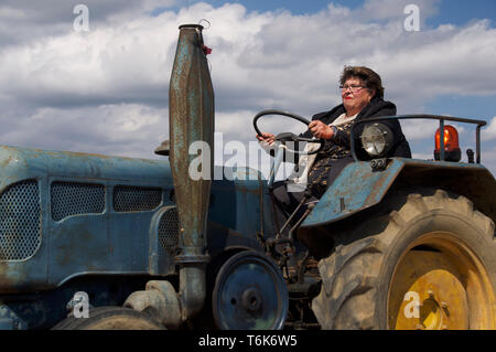 Szene aus Katalanischen Country Fair Stockfoto