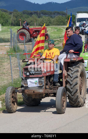 Szene aus Katalanischen Country Fair Stockfoto