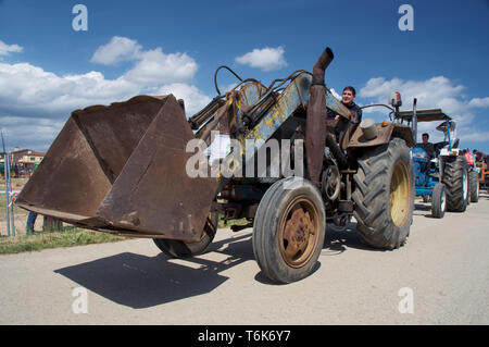 Szene aus Katalanischen Country Fair Stockfoto