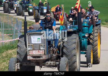 Szene aus Katalanischen Country Fair Stockfoto