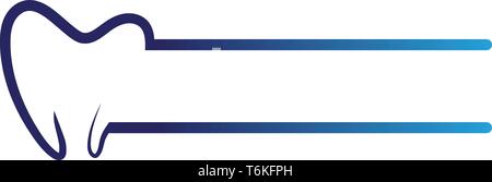 Zahnpflege Logos und Symbole Vorlage Symbole Stock Vektor