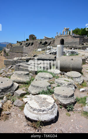 Akropolis, Pergamon, Pergamon, Türkei, UNESCO Weltkulturerbe Stockfoto