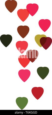 Liebe Logos und Symbole Vector Template Icons Stock Vektor