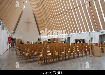 Christchurch Karton Kathedrale errichtet, die den Austausch der Kathedrale in dem Erdbeben 2011 zerstört Stockfoto