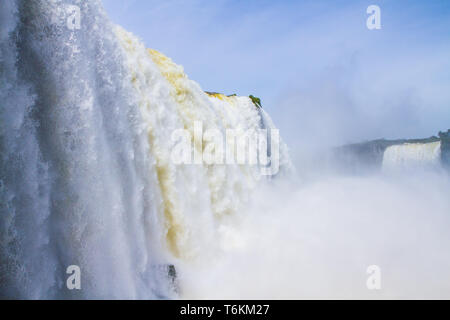 Die weltberühmten Iguazu Wasserfälle Stockfoto