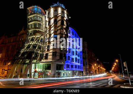 Das Tanzende Haus in Prag, Tschechische Republik Stockfoto