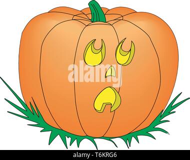 Kürbis Vector Illustration Stock Vektor