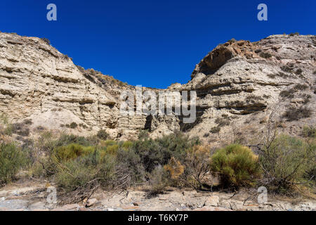 Tabernas Wüste, in spanischer Sprache Desierto de Tabernas, Andalusien, Spanien Stockfoto