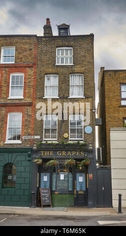 The Grapes Pub limehouse london Pub Stockfoto