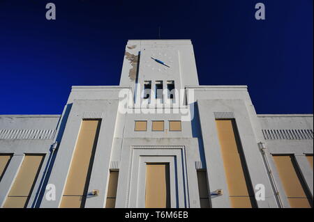 Die ehemalige Littlewoods Pools Gebäude auf Edge Lane Liverpool. Die Art déco-Gebäude wurde 1938 errichtet und wird von Twickenham Film Studios verwendet werden. Stockfoto