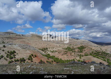 Sierra de las Nieves Naturpark Stockfoto