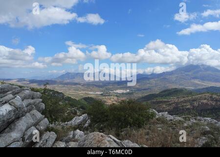 Sierra de las Nieves Naturpark Stockfoto