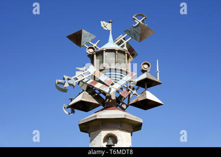 Lighthouse Tower Kunst Skulptur, Swansea, South Wales, Großbritannien Stockfoto