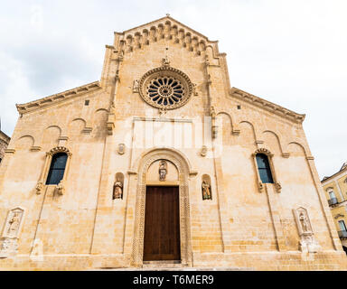 Kathedrale Maria Santissima della Bruna, in Matera, Italien. Stockfoto