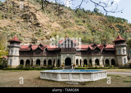 Bushahr der Dynastie historischen Padam Palace in Rampur, Shimla, durch Padam Singh erbaut Stockfoto