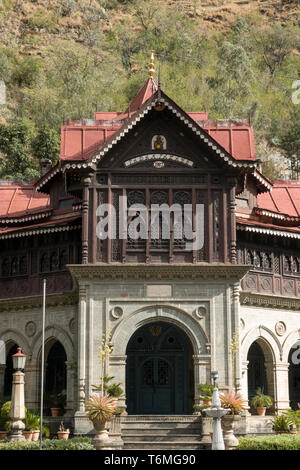 Bushahr der Dynastie historischen Padam Palace in Rampur, Shimla, durch Padam Singh erbaut Stockfoto