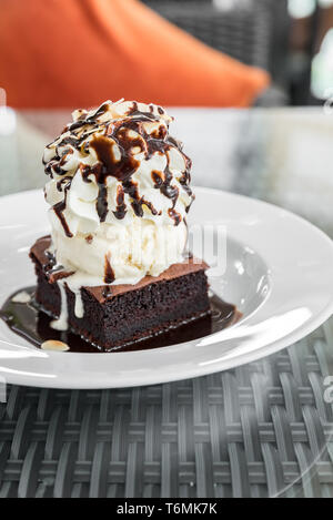 Chocolate Brownie Stockfoto