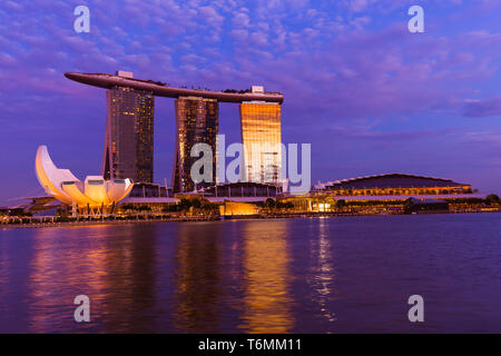 Skyline von Singapur Stockfoto