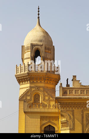 Der Baron Empain Palast in Heliopolis, einem Vorort von Kairo Ägypten Stockfoto