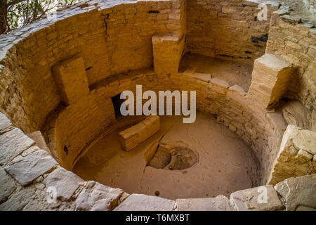 Der Balkon Haus in Mesa Verde National Park, Colorado Stockfoto