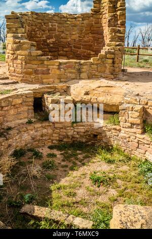 Cedar Tree House im Mesa Verde National Park, Colorado Stockfoto