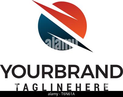 Globe technology Logo, Kreis Business Logo Design template Vector Stock Vektor