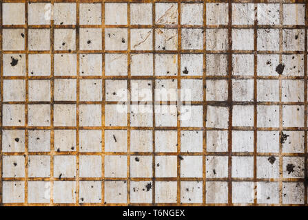 Grunge tile Wall, sehr detaillierte strukturierten Hintergrund Stockfoto