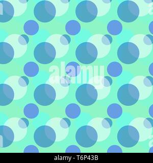Farbige geometrische Kreis nahtlose Muster Stockfoto