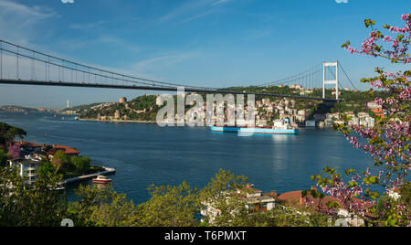 Fatih Sultan Mehmet Brücke, Istanbul Stockfoto