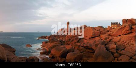 Zöllner Pfad, Ploumanac'h, Cote De Granit Rose, Bretagne, Frankreich, Europa Stockfoto