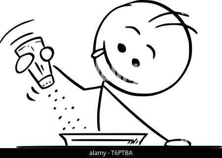 Kochen Küche mit waschen Ausrüstung Strichmännchen Piktogramm Symbol